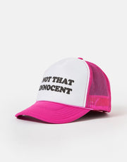 Welcome x Britney Spears Innocent Puff-Print Trucker Cap - Pink