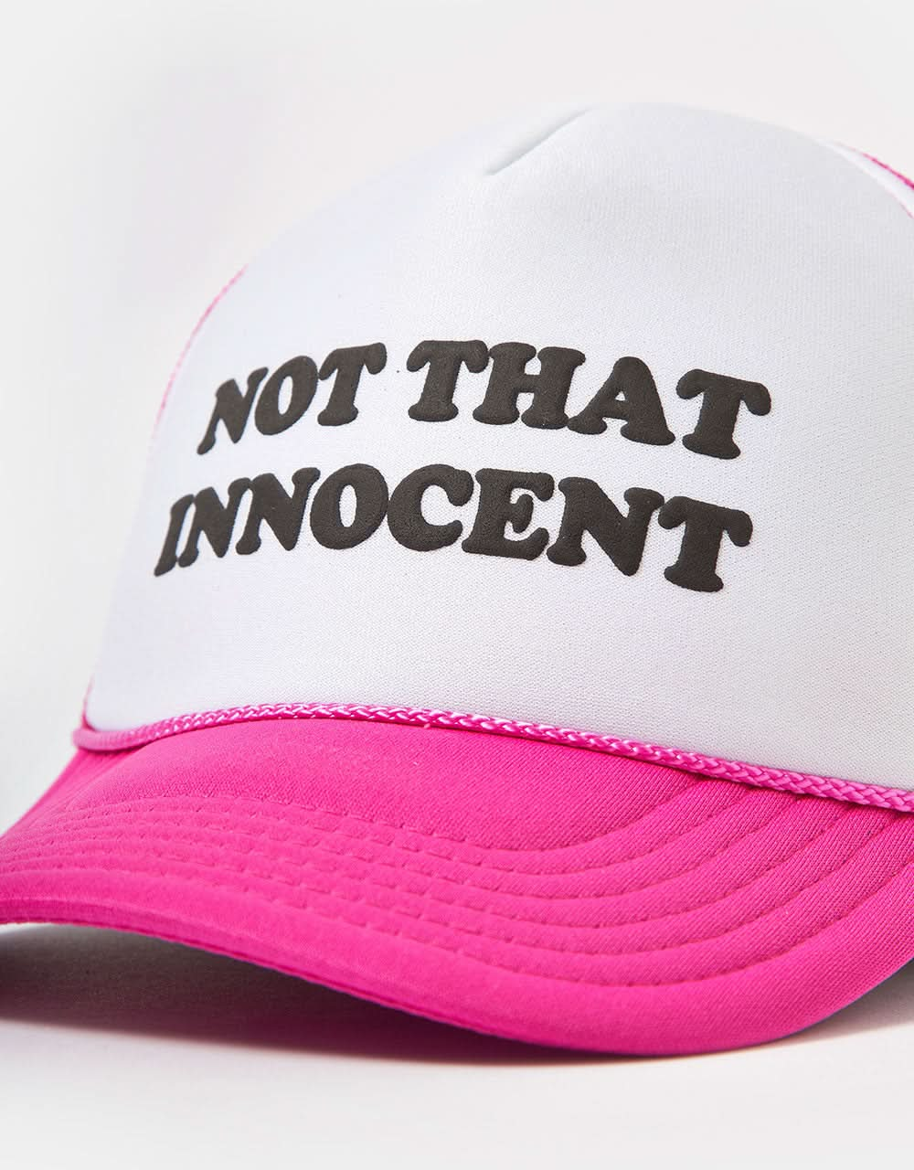 Welcome x Britney Spears Innocent Puff-Print Trucker Cap - Pink