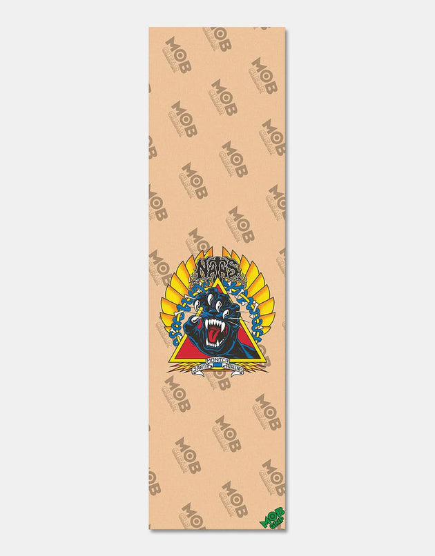 MOB x Santa Cruz Natas Screaming Panther 9" Graphic Grip Tape Sheet