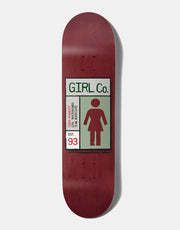 Girl Bannerot Grid Box G027 Skateboard Deck - 8.25"