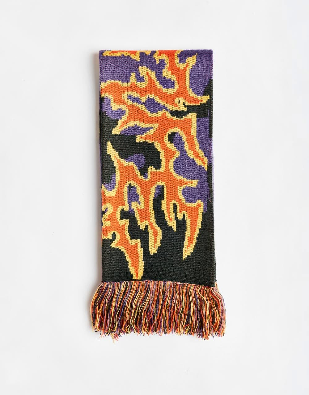 Route One Blades Scarf - Grape/Lobster Orange