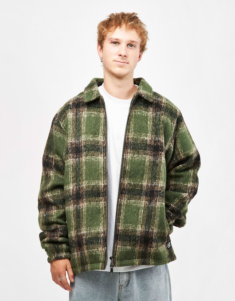 Santa Cruz Hideout Jacket - Green Check