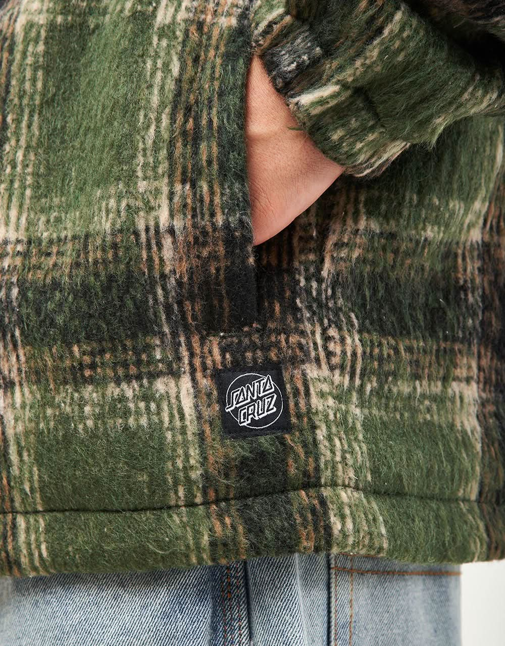 Santa Cruz Hideout Jacket - Green Check