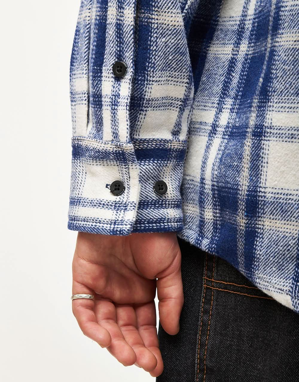 Santa Cruz Apex L/S Shirt - Blue Check