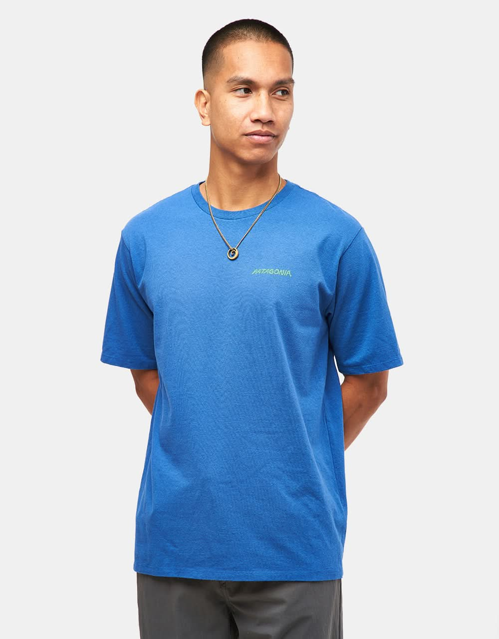 Patagonia Sunrise Rollers Responsibili-Tee - Endless Blue