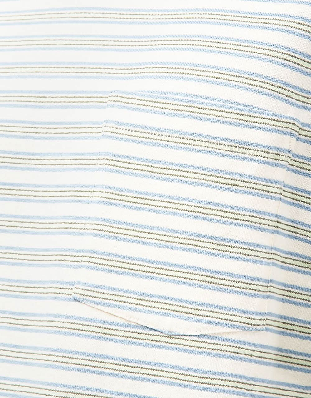 Patagonia Daily Pocket T-Shirt - Hidden Stripe: Natural