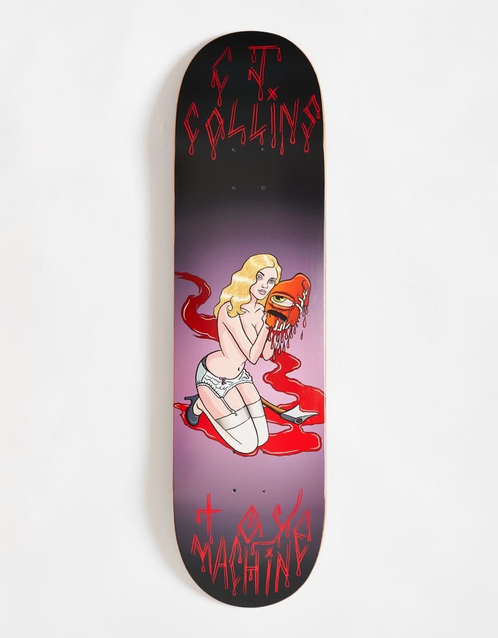 Toy Machine Collins Seductress Skateboard Deck - 8.5"