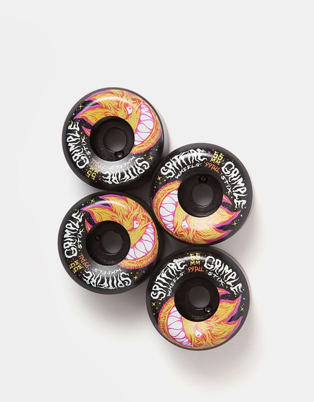 Spitfire x Grimple Stix Grimplehead Formula Four Lock-In Full 99a Skateboard Wheels - 55mm