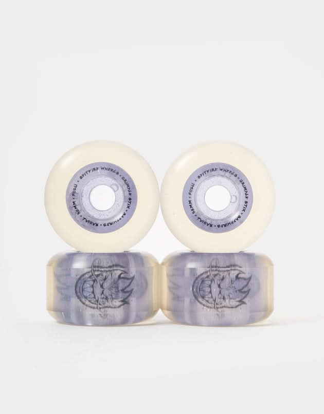 Spitfire x Grimple Stix Grimple Dust Sapphires Radials 90D Skateboard Wheels - 56mm