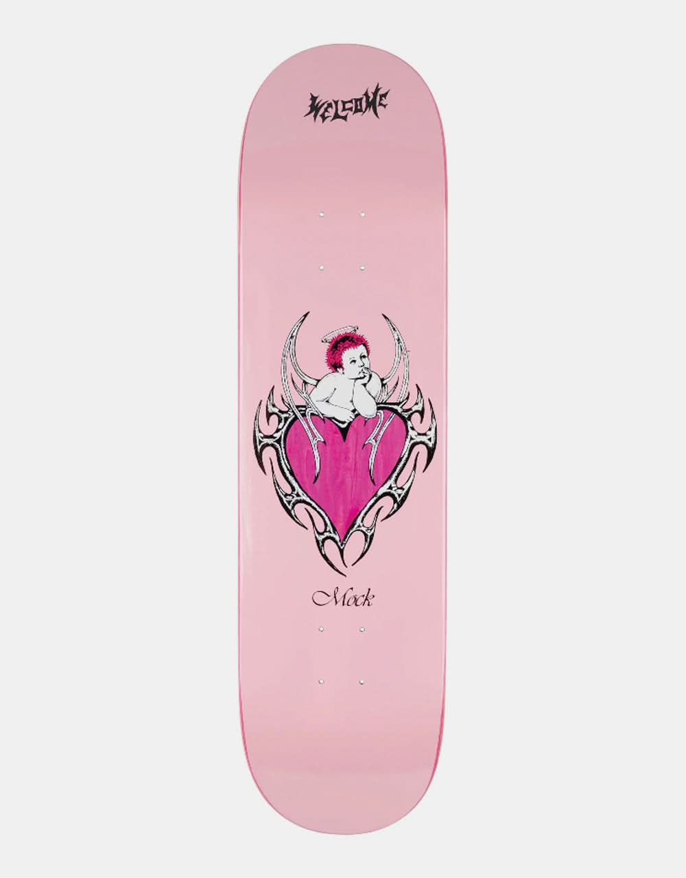 Welcome Mock Cupid on Island Skateboard Deck - 8.38"