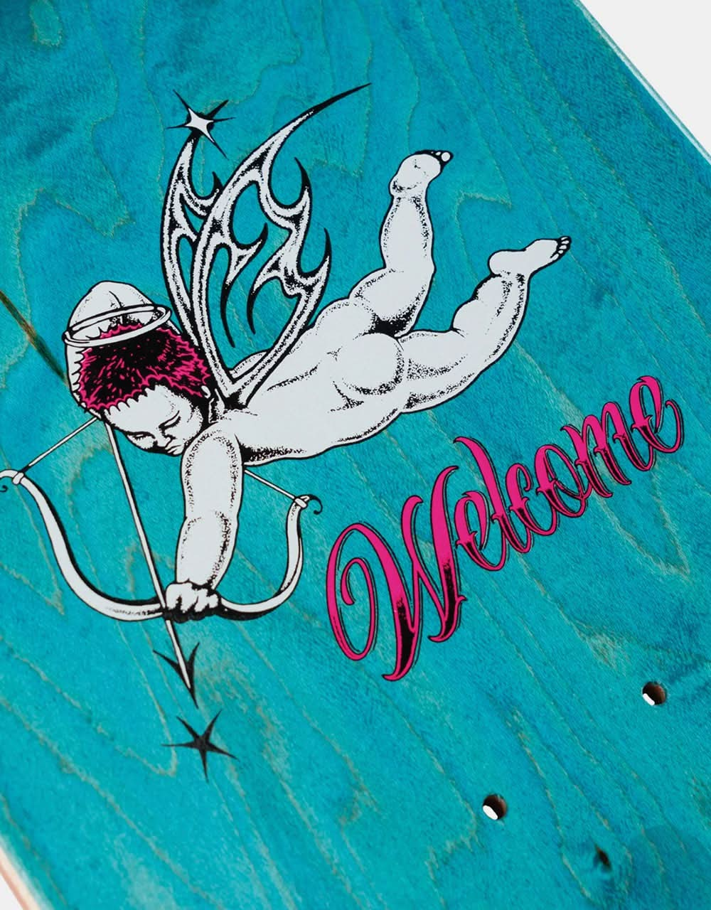 Welcome Mock Cupid on Island Skateboard Deck - 8.38"