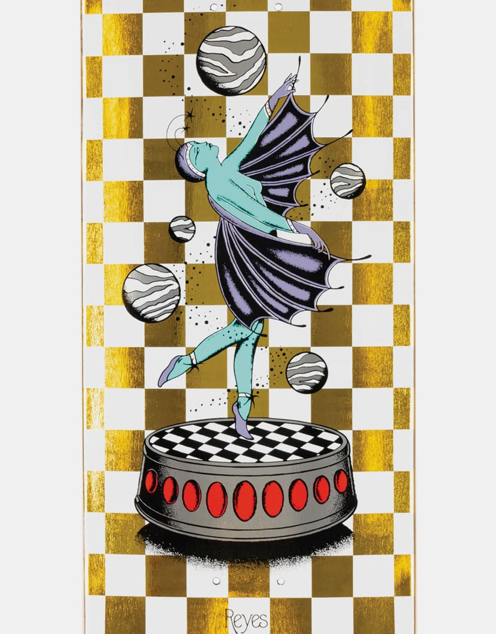 Welcome Reyes Dancer on Baculus 2.0 Skateboard Deck  - 9"