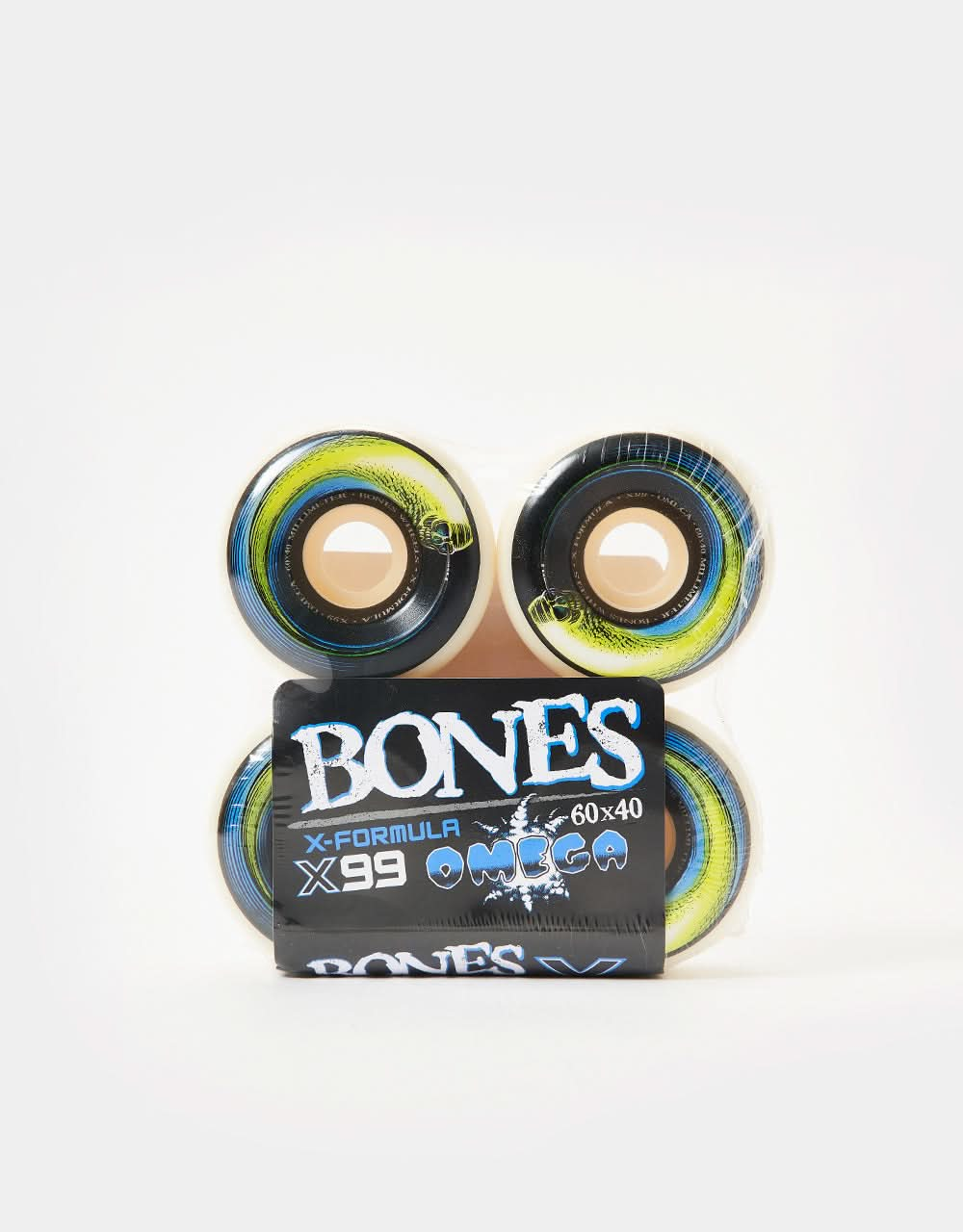 Bones Omega X-Formula 99a Skateboard Wheels - 60mm