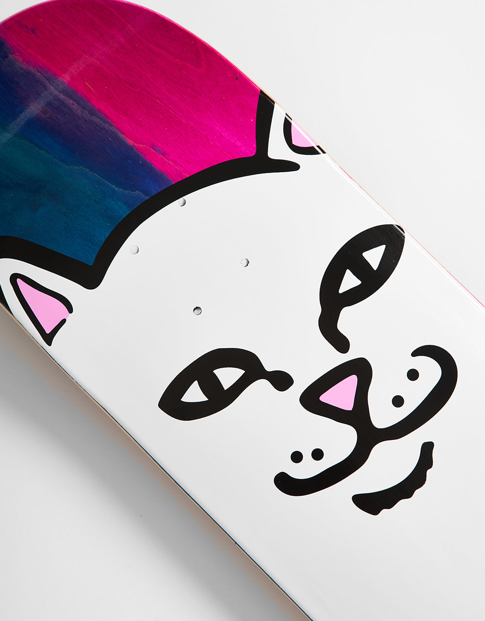 RIPNDIP Lord Nermal Skateboard Deck - Pink/Blue