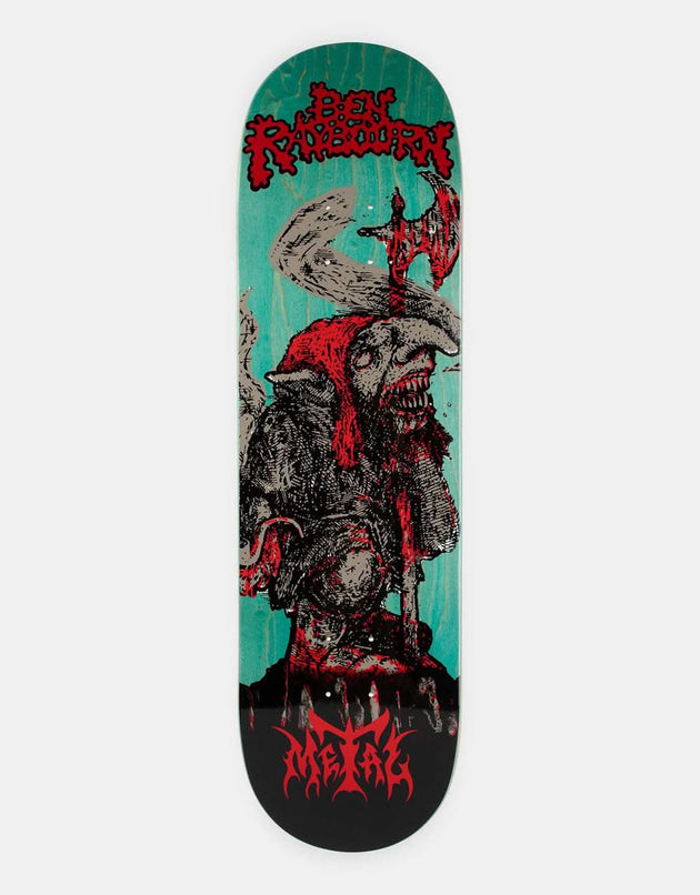 Metal Raybourn Red Caps Skateboard Deck - 8.6"