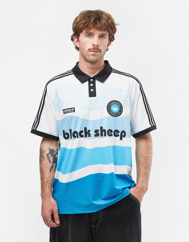 adidas x Black Sheep x Charlotte FC Jersey - White/Sharp Blue/Black