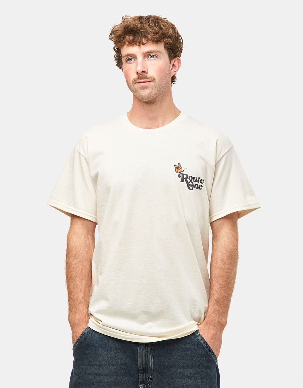 Route One Flutter T-Shirt - Natural