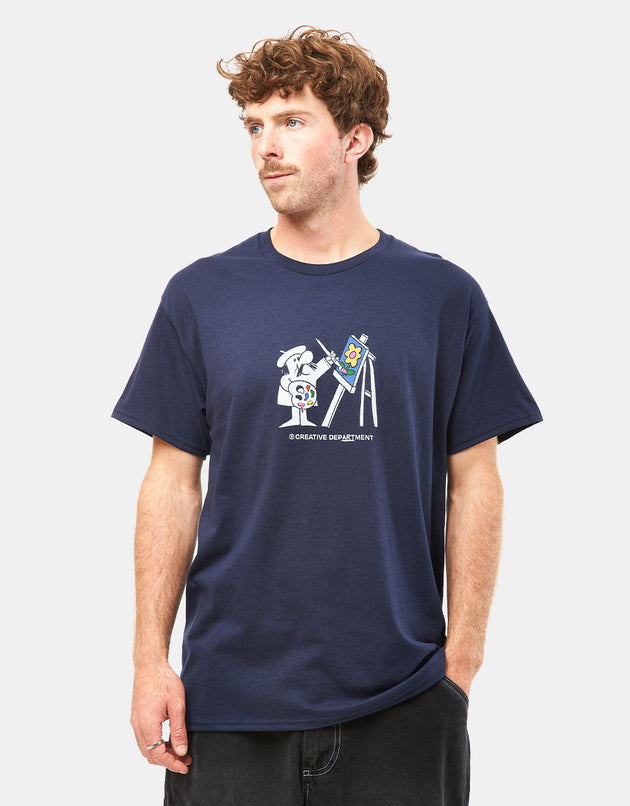 Route One L'Artist T-Shirt - Navy