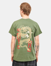 Route One Dragon T-Shirt - Military Green