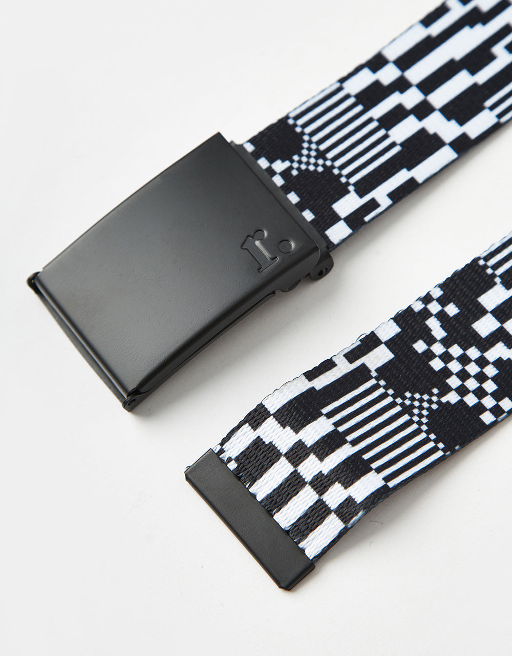 Router One Glitch Web Belt - Black/White