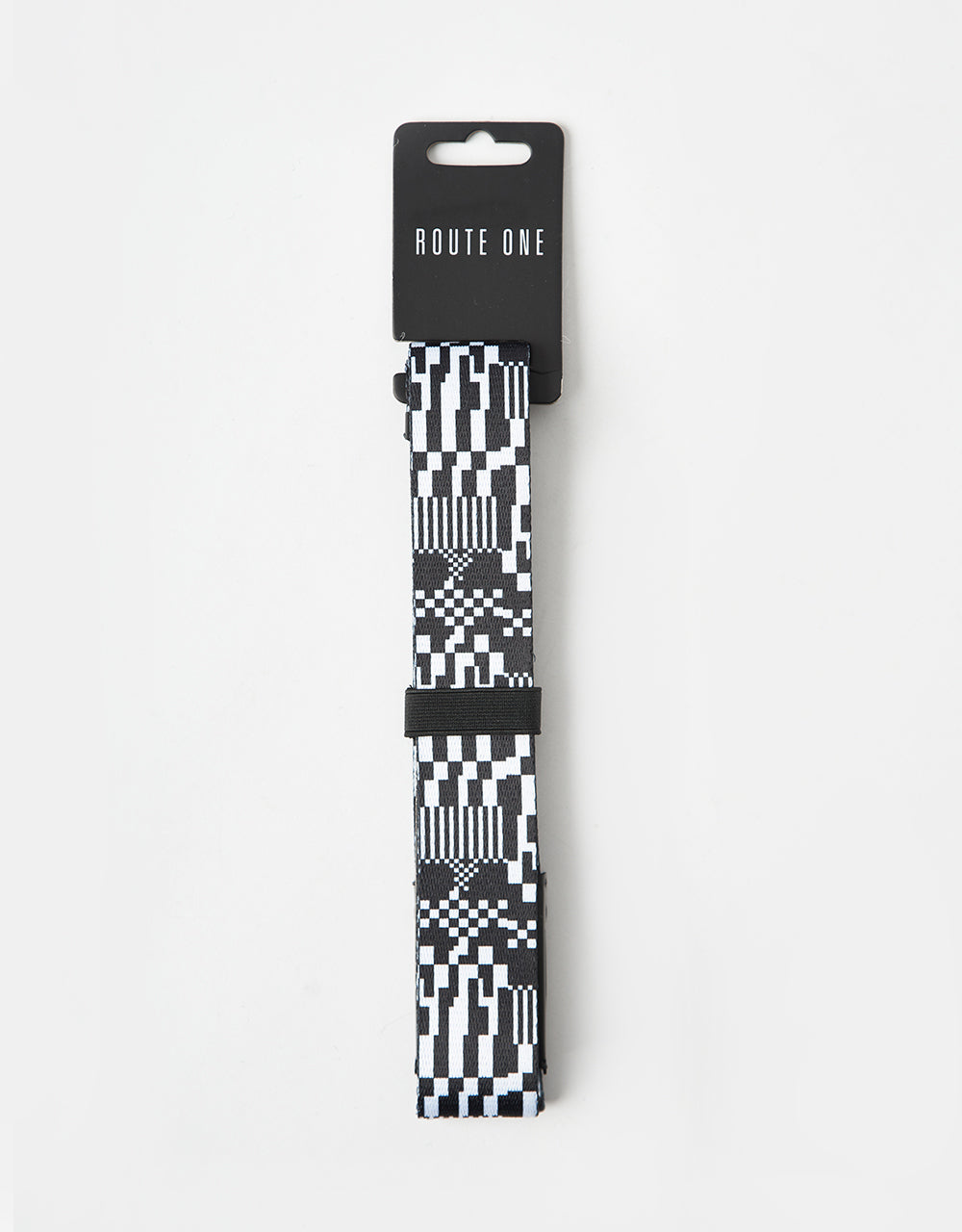 Router One Glitch Web Belt - Black/White