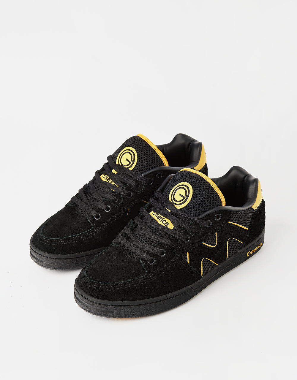 Emerica OG-1 Skate Shoes - Black/Yellow