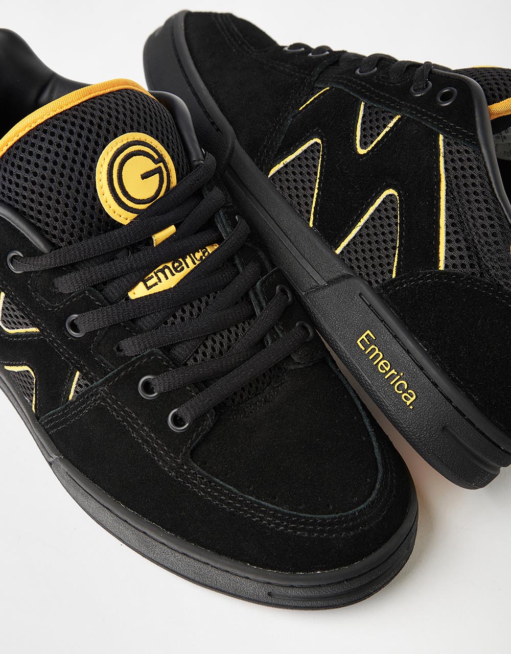 Emerica OG-1 Skate Shoes - Black/Yellow