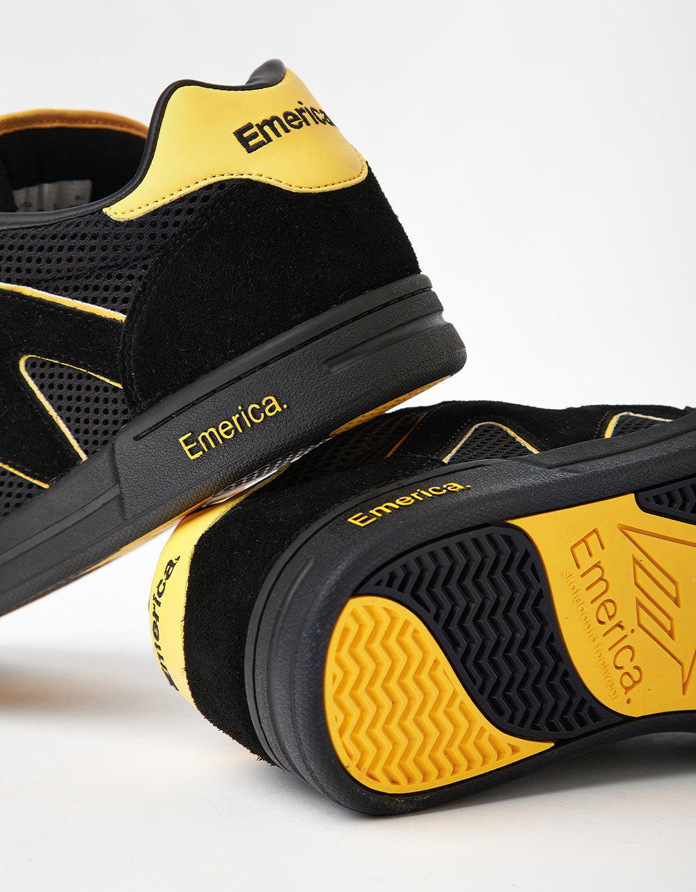 Emerica OG-1 Skate Shoes - Black/Yellow