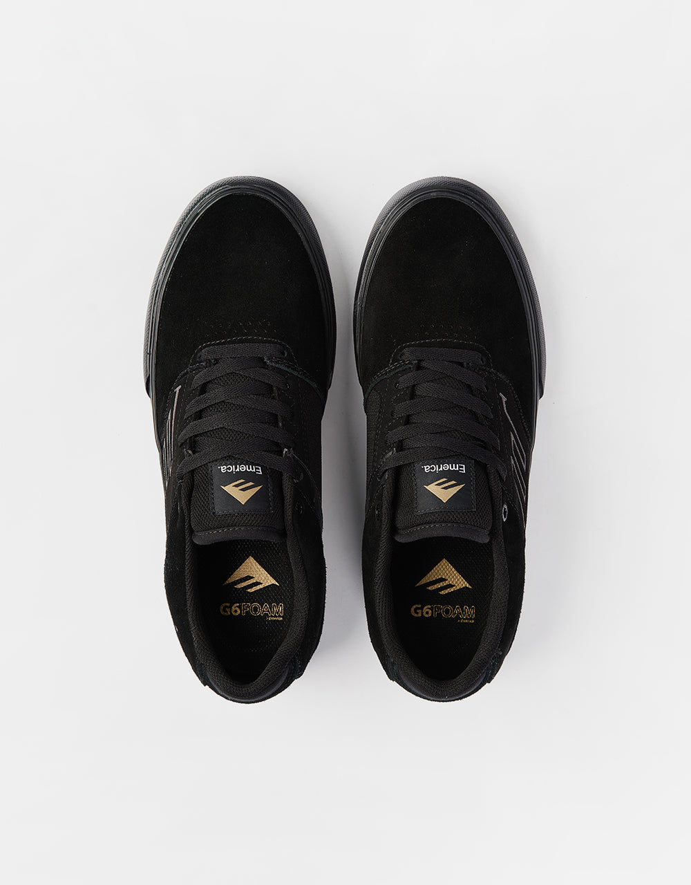 Emerica The Low Vulc Skate Shoes - Black/Black