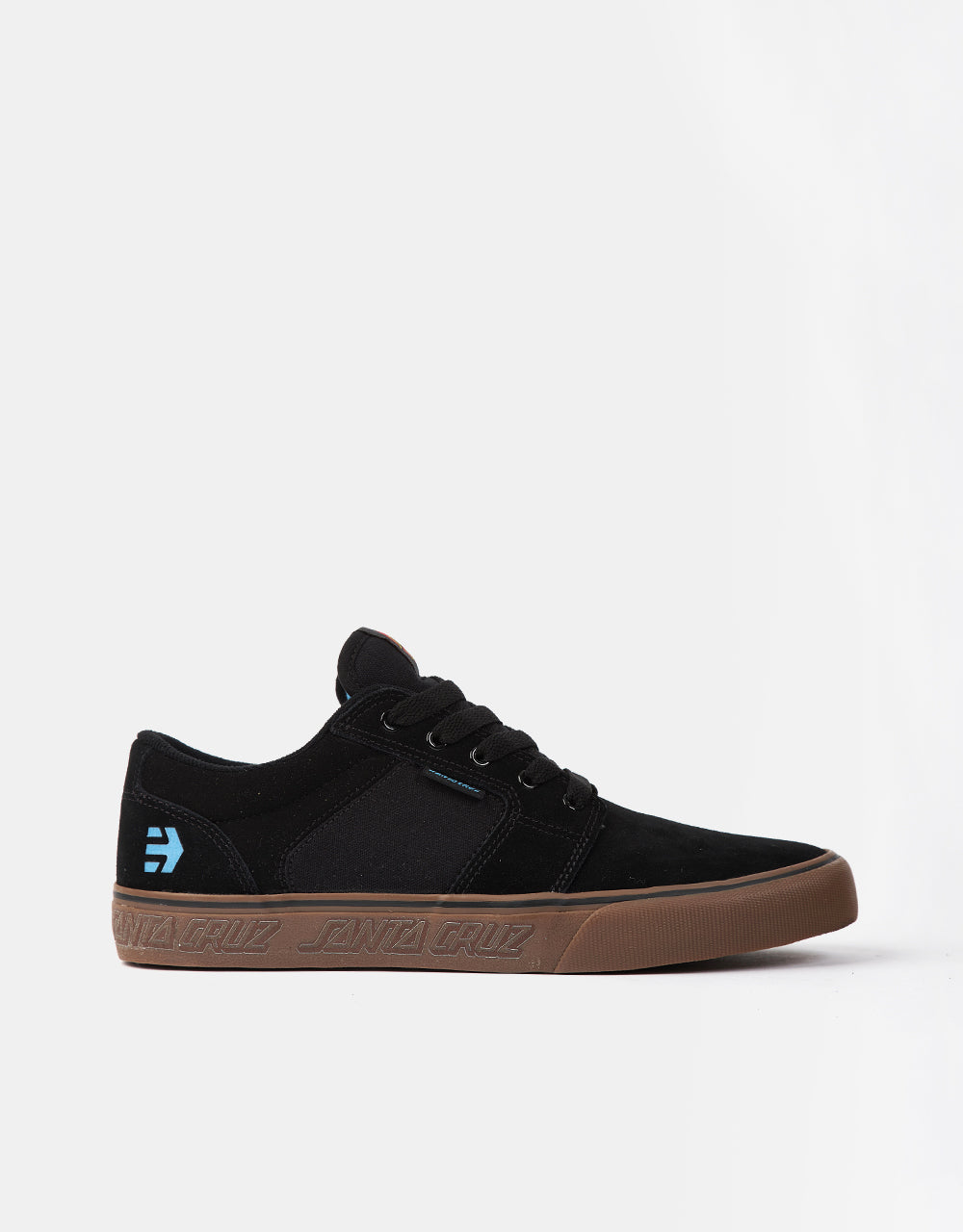 Etnies x Santa Cruz Barge LS Skate Shoes - Black/Gum