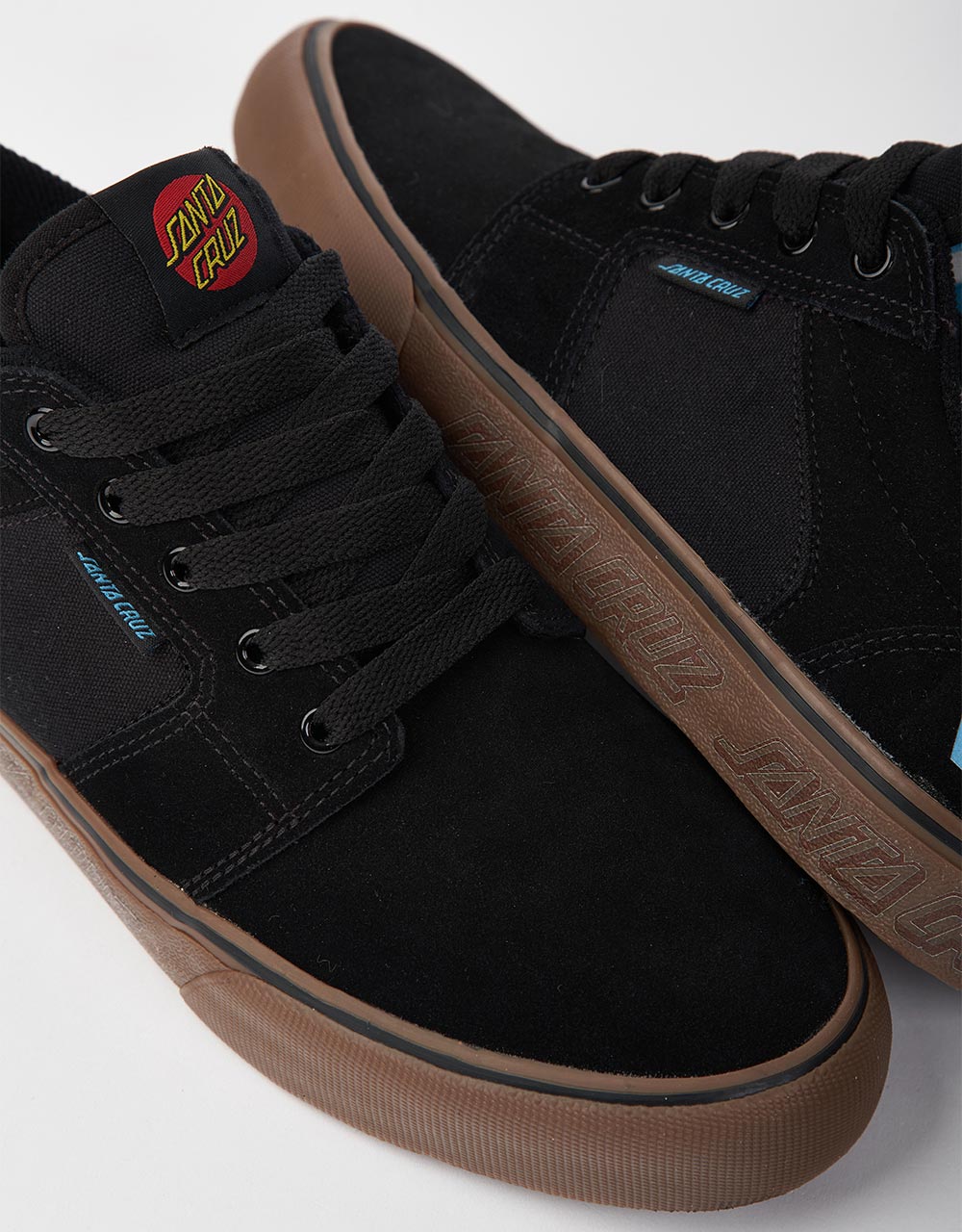 Etnies x Santa Cruz Barge LS Skate Shoes - Black/Gum