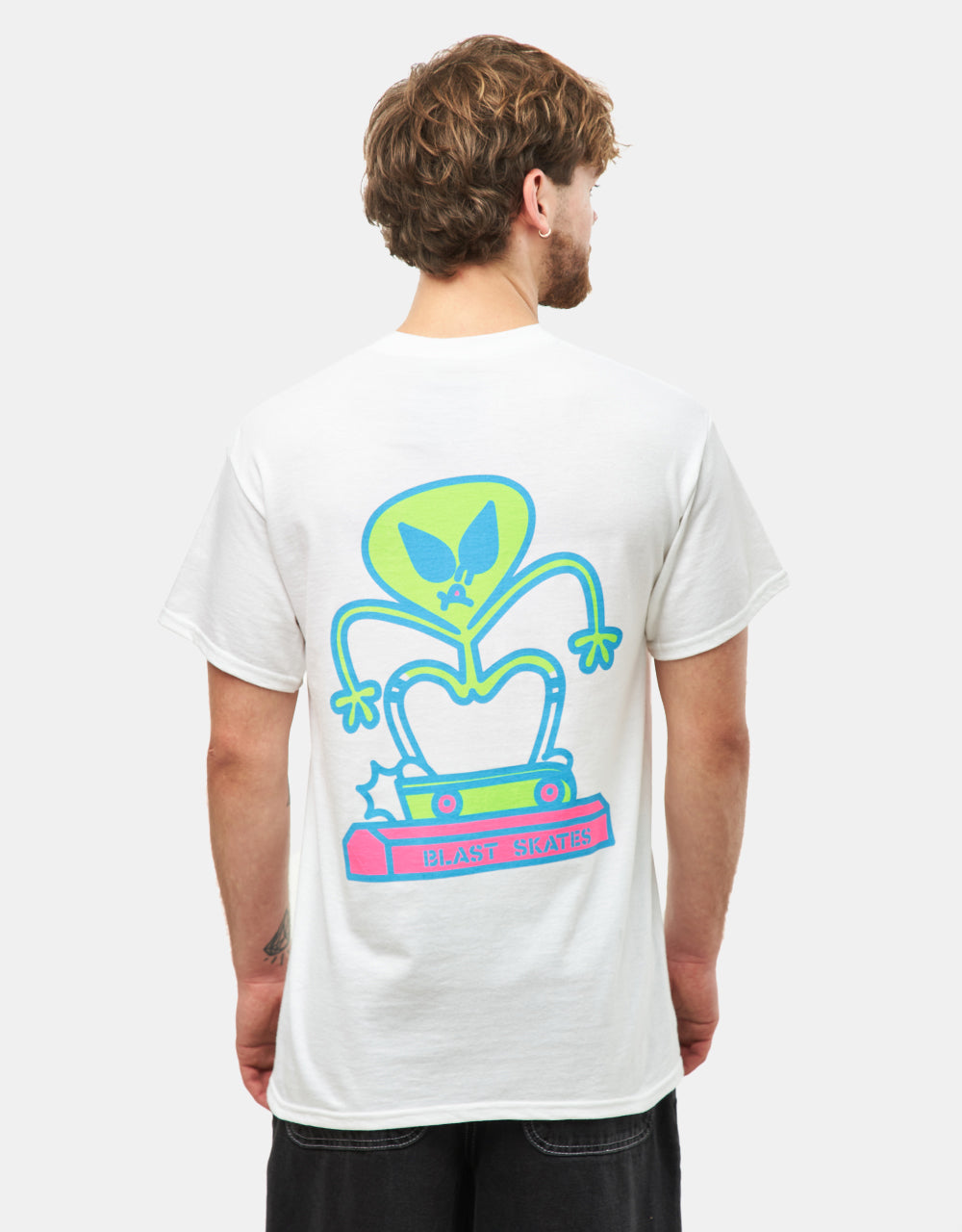 Blast Alien Curb Club T-Shirt - White