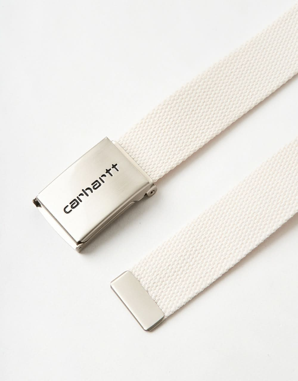 Carhartt WIP Chrome Clip Web Belt - Wax