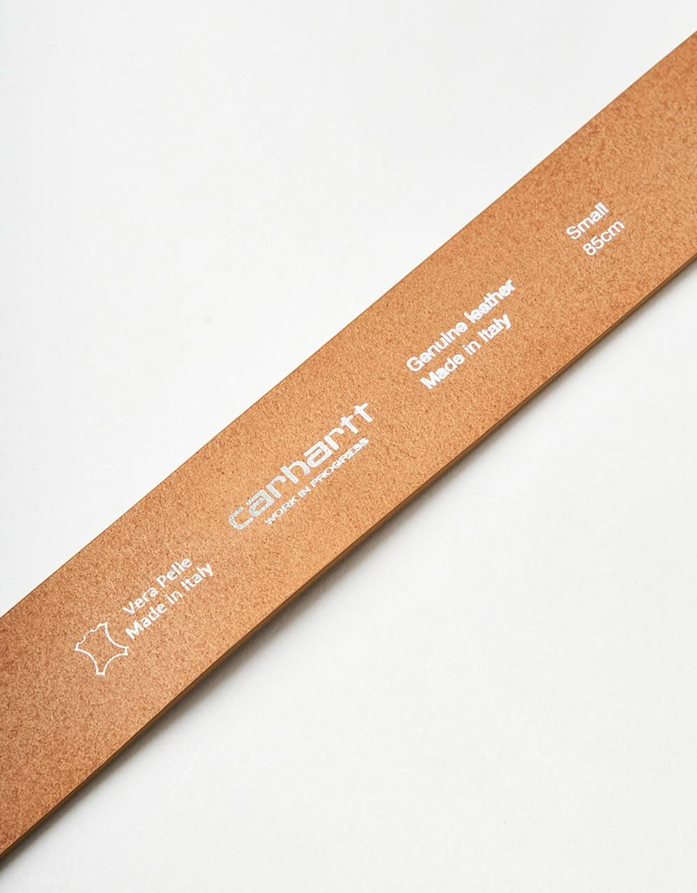 Carhartt WIP Cow Leather Suede Belt - Hamilton Brown