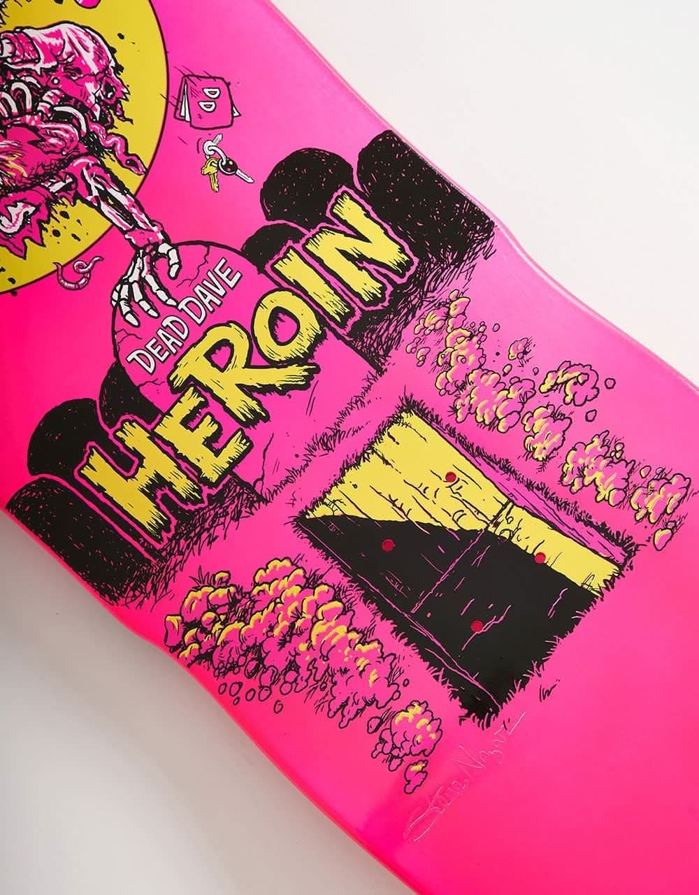 Heroin Dead Dave Zombie Mutant Skateboard Deck - 10.4"