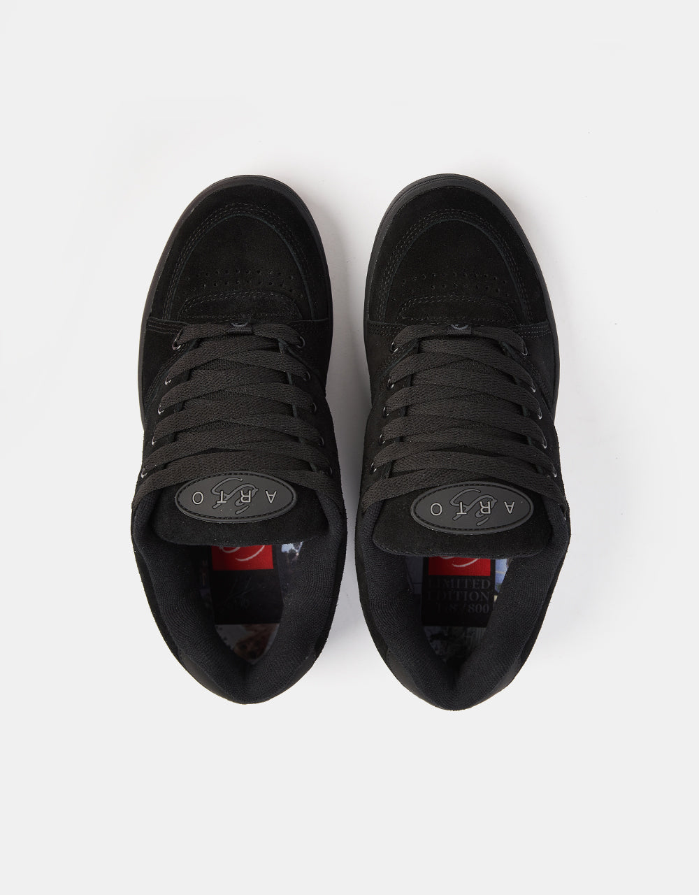 éS x Arto Saari Accel OG Skate Shoes - Black/Charcoal