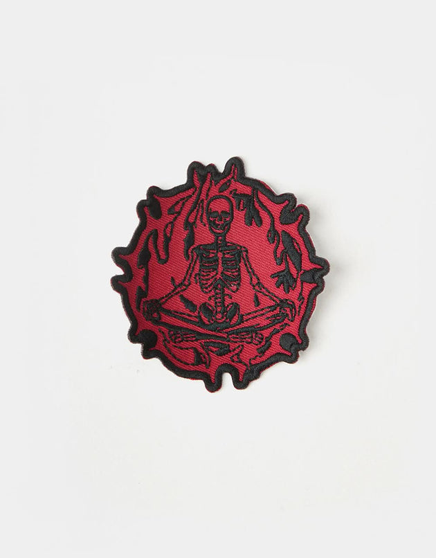 Route One Inner Peace Embroidered Patch - Red