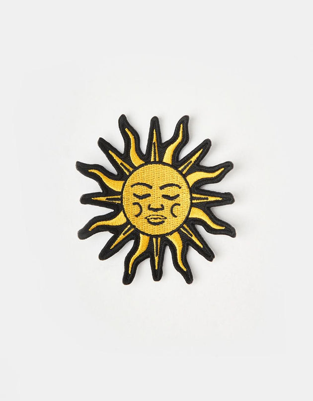 Route One Solar Embroidered Patch - Yellow