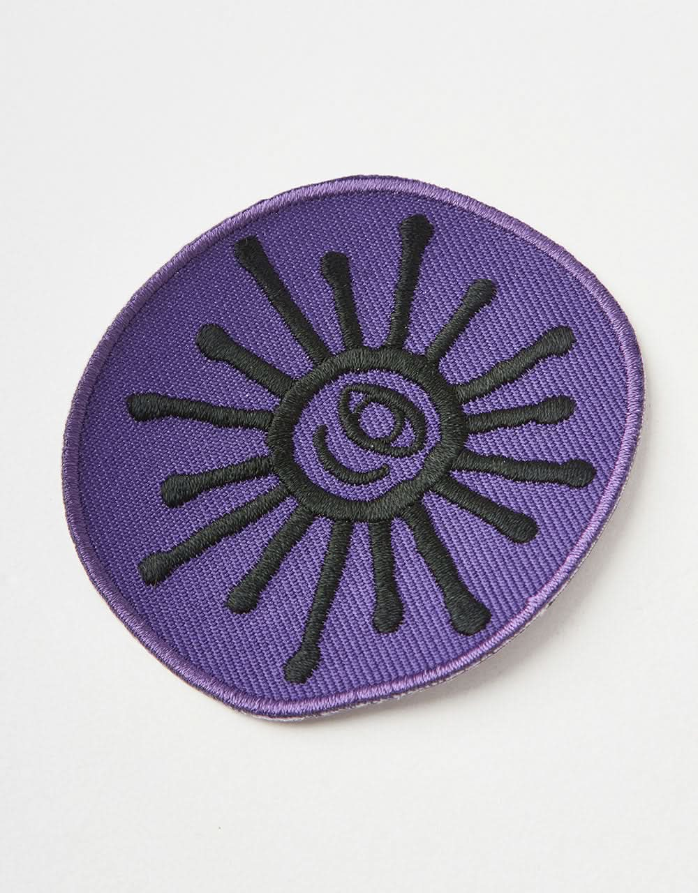 Route One Petroglyph Sun Embroidered Patch - Purple