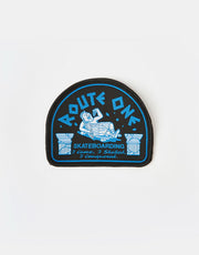 Route One Caesar Woven Patch - Black