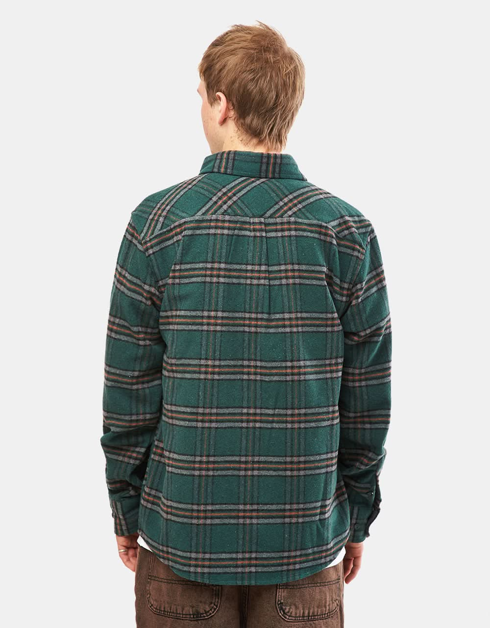 Route One Elter Flannel Shirt - Green