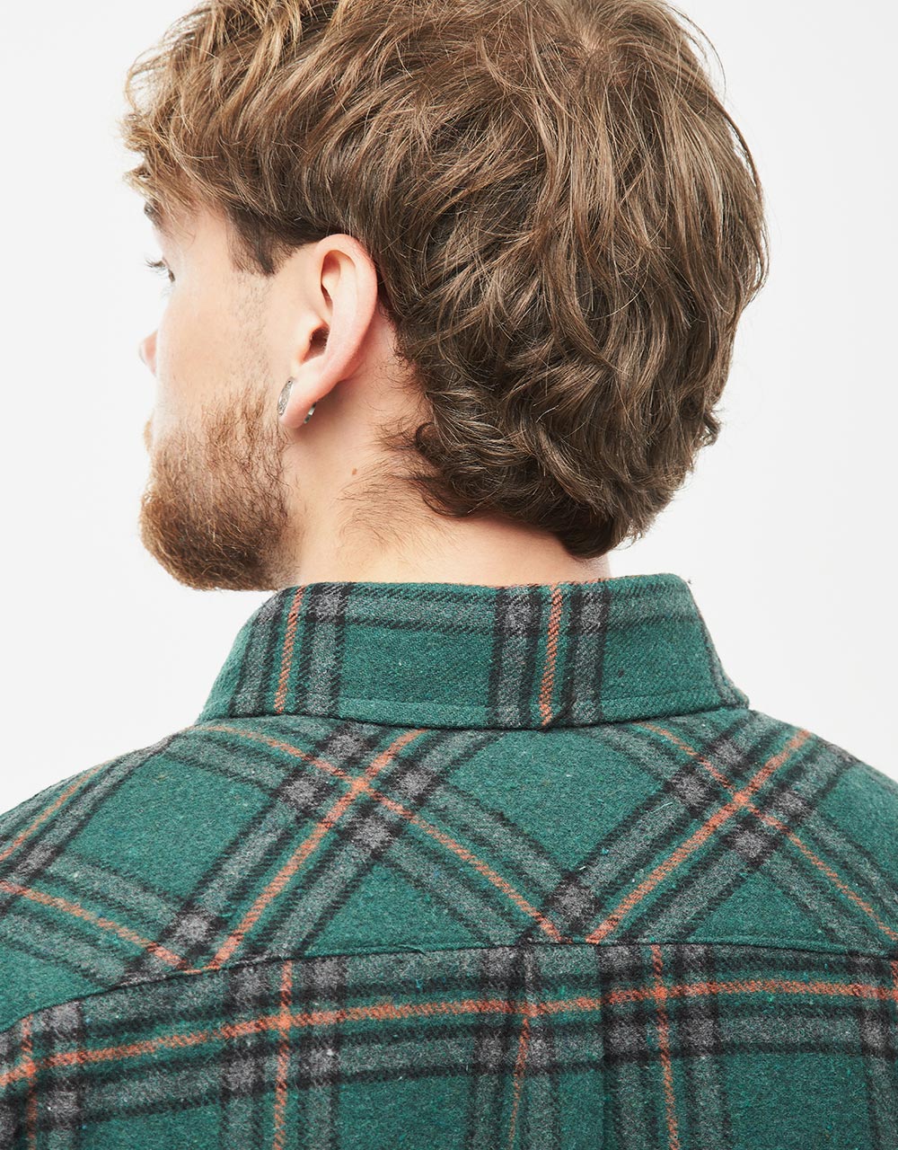 Route One Elter Flannel Shirt - Green