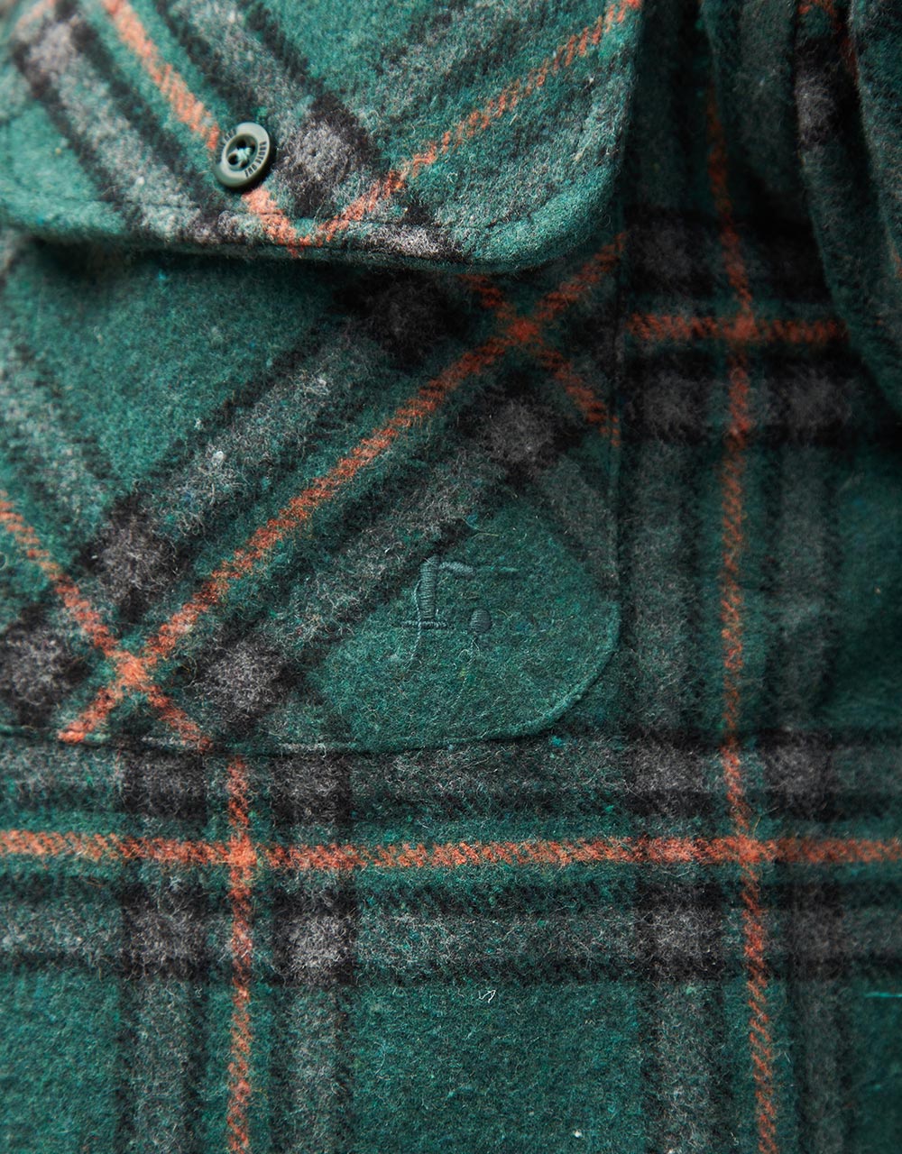 Route One Elter Flannel Shirt - Green