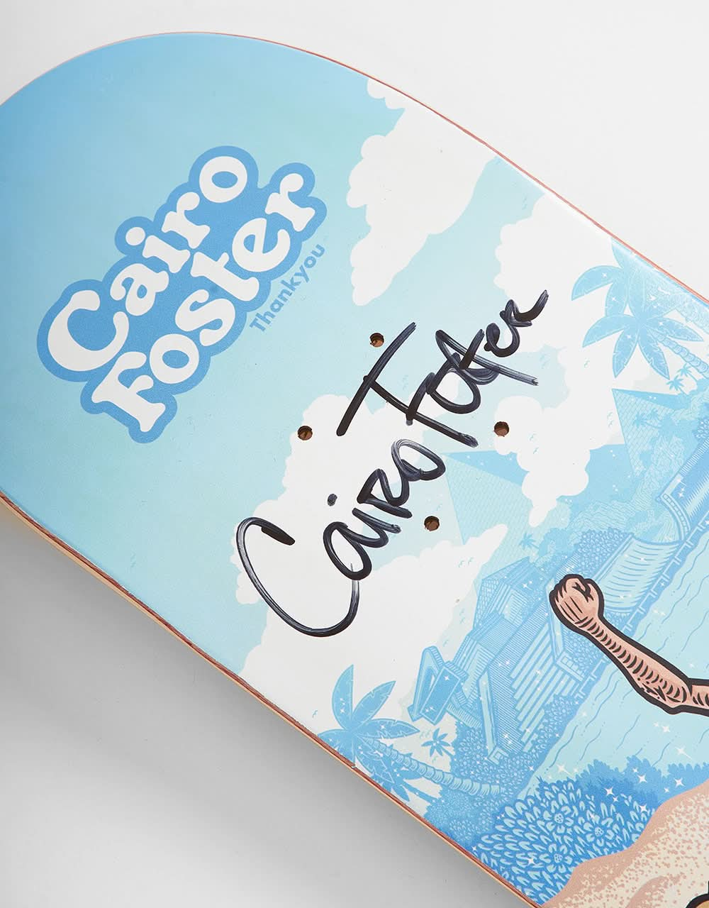 Thank You x Cairo Foster Mirage 'TWIN' Guest Skateboard Deck - 8"