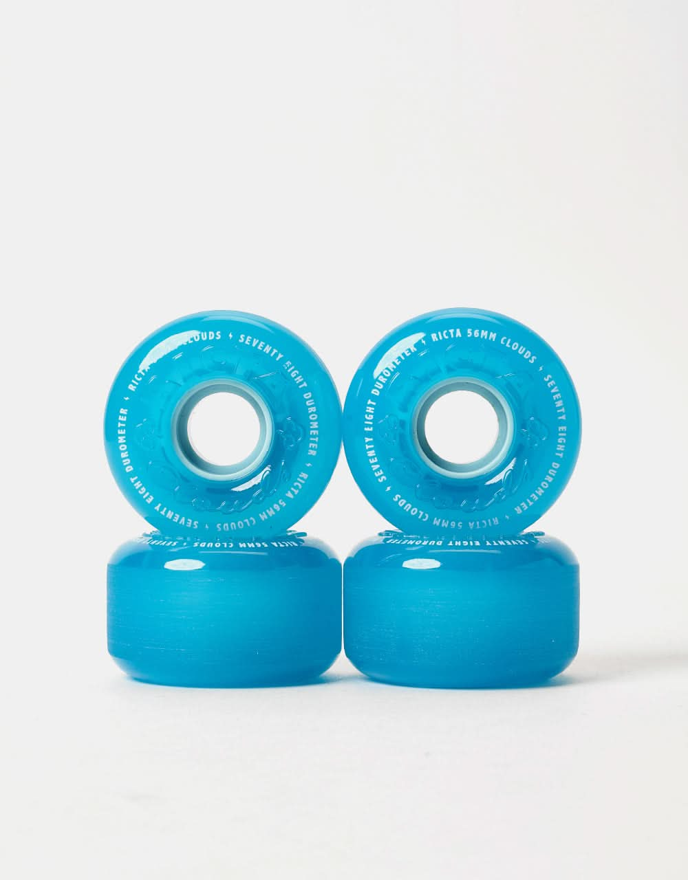 Ricta Clouds Translucent 78a Skateboard Wheels - 56mm