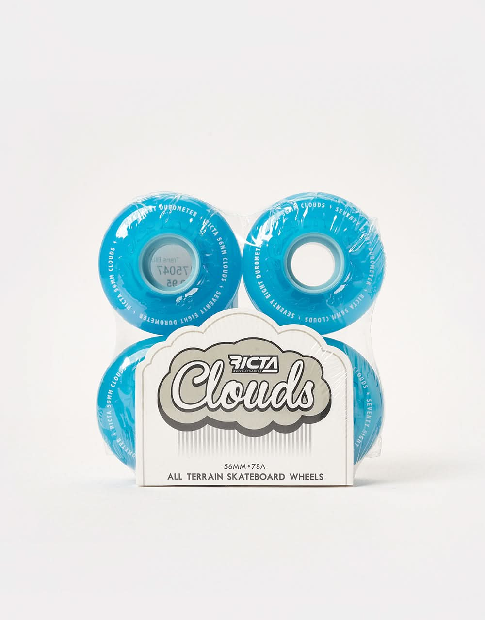 Ricta Clouds Translucent 78a Skateboard Wheels - 56mm