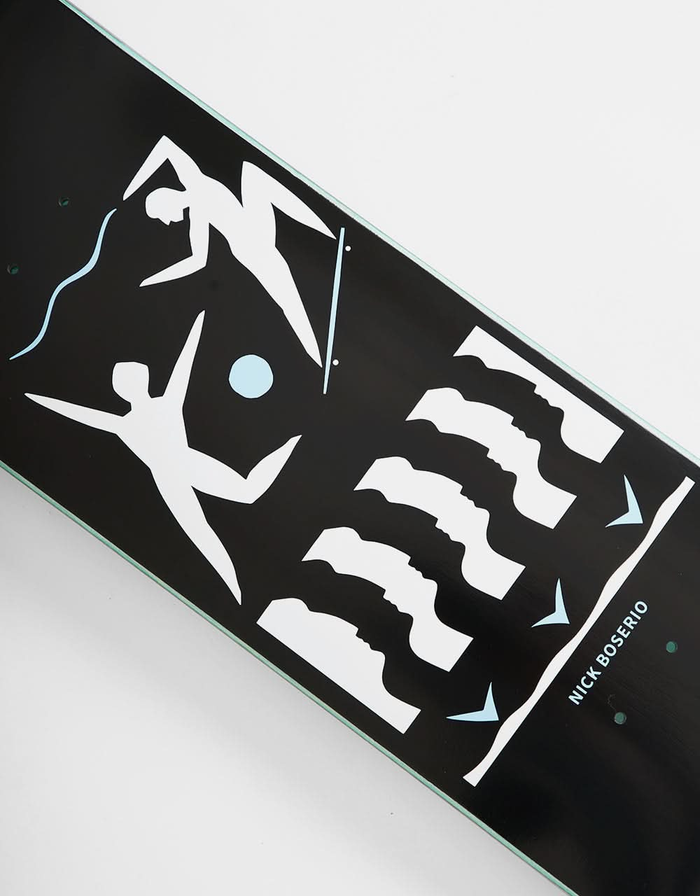 Polar Boserio Cut Out Skateboard Deck - Black