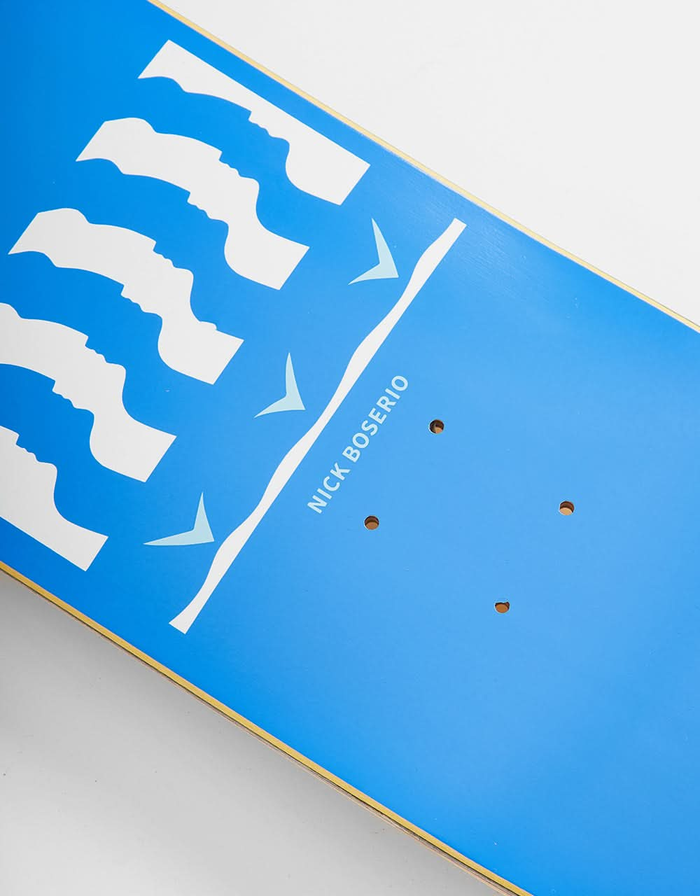 Polar Boserio Cut Out Skateboard Deck - Blue