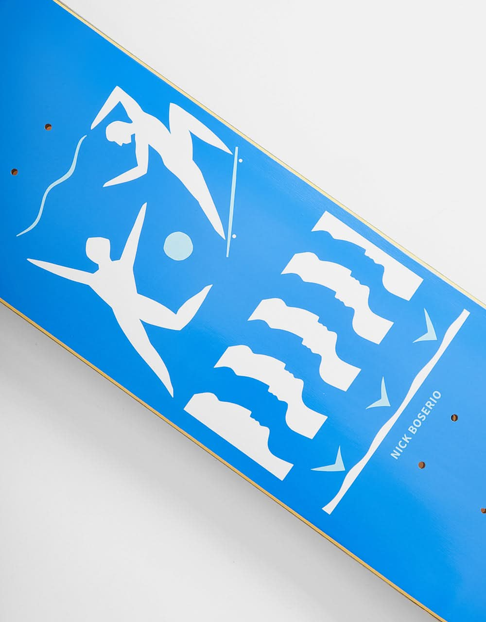 Polar Boserio Cut Out Skateboard Deck - Blue