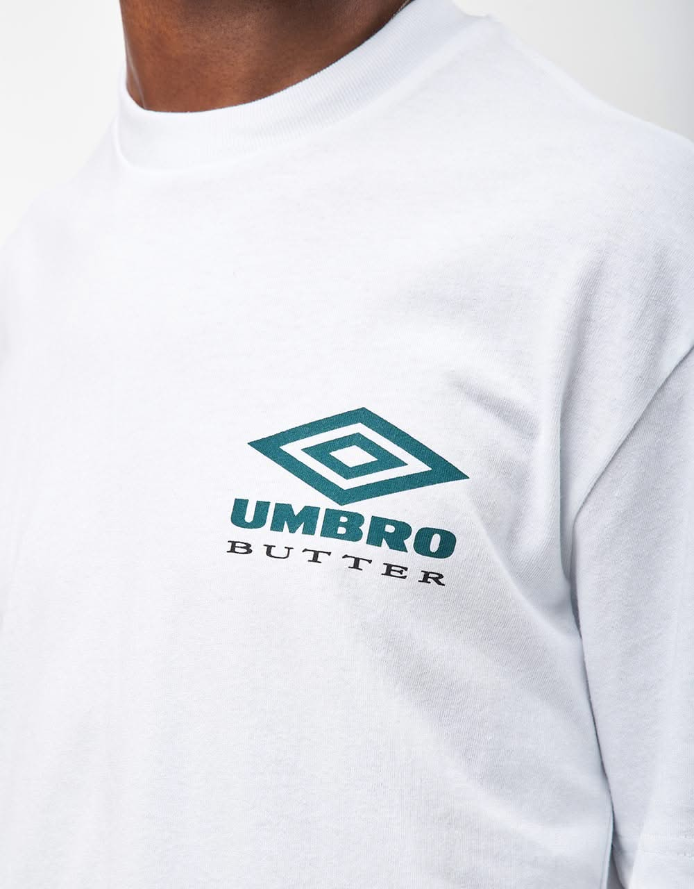 Butter Goods x Umbro Lines T-Shirt - White